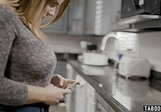 Busty Couchsurfer Caught Stealing Leads To Taboo Anal And Blowjob