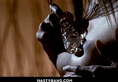 Relaxed sensual moments unfold