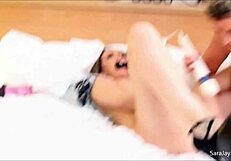 Fit Milf Sara Jay Titty Fucks Carmen Valentina Until She Explodes With Pleasure