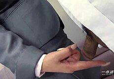 Japanese Star Ryoko Murakami Shows Big Tits in Blowjob Scene as Boss Lady