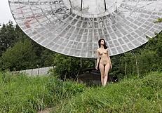public nude shoot by old radar