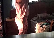 Wow! Watch This Wife Strip Naked on Hidden Cam!