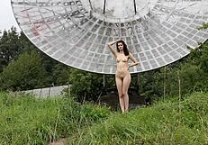public nude shoot by old radar