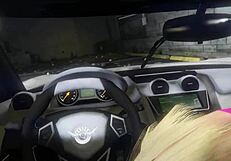 GTA 5 Hooker Seduces in Car for First-Person Action