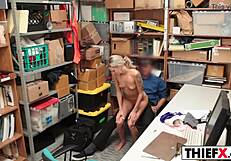 banging the burglar or going to jail – she chooses banging