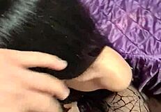 Andra Brazil Masturbates With Vacuum!