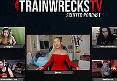 trainwrecks scuffed webcam orgy with scarlet joycgee bertycuss jenna part 5 of 5