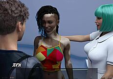 Stranded in space 5: Black women in my bed.