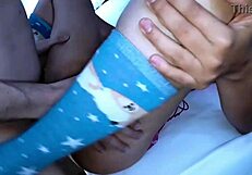 my stepfather finally tastes my wet pussy after school, leading to a hardcore creampie