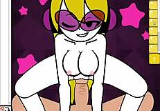 Cartoon Blonde Mc Adore in Wild Anal Creampie Action!