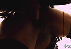 ebony godde and syren sexton sharing that juicy dick in a threesome