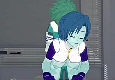 Toru Hagakure and Kaoruko Awata in Intense 3D Hentai Sex