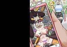 Ahegao hmv with monster cock in anime hentai style