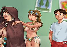 Headmistress Receives Erotic Blowjob Picture