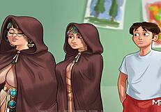 Headmistress Receives Erotic Blowjob Picture