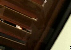 Alison Tyler squeezes cum on her giant tits at work in hardcore scene