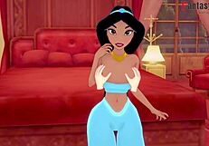 Watch Princ Jasmine Give An Amazing Blowjob In This POV Scene!