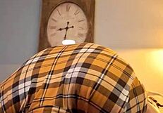 Behind the scenes bloopers featuring Elena in wet accident