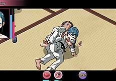 What happens in this self-defense dojo secret ntr lesson ep 3? The slut gets instructions!