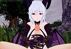 Hey, listen to this succubus give a blowjob in hentai ASMR?