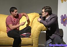 i love watching this gay hunk get tagteamed in the orgy