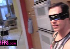 raunchy besties take turns riding big dick with licks and blowjobs