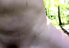 Park Walk Leads to Cum Swallow!