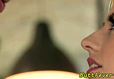 Smalltits european babe gets anally screwed in stockings