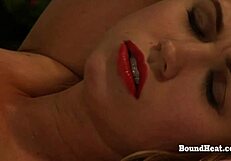 Does the submission of Sophie include an orgasmic oily massage with mistress?