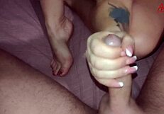 Does the milf stepmom get my cum?