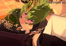 Garden seduction with Collei in 3D anime style