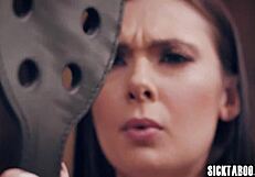 Perverted Stepdad Fucks Petite 18+ Stepdaughter with Toys