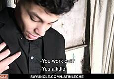 Strong Boy Danny Hired For Construction Work Ends Up Giving A Blowjob To Latin Leche