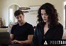 Kinky babe Victoria Voxxx caught fucking in cowgirl with deepthroat.