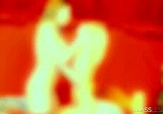 she moans as her lesbian friend fucks her pussy with a sex toy on christmas