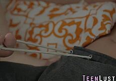 Wow Young 18+ Babe Gives Kinky Footjob With Oral Cumshot In High Definition!