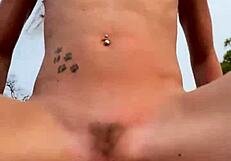 I experienced outdoor anal sex with angel emily during safari