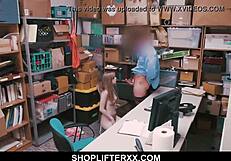 Did the teen strip down and fuck the loss prevention officer?