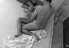 wife gets horny watching porn and sucks husband's big cock