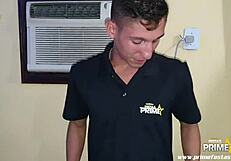 Bonequinha sado does gangbang with leo ogro, sufista carioca, and black guy 20cm