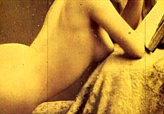 Vintage Scene With Hairy Pussy And Beaver In Retro Blowjob And Fucking.