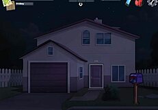 Summertime Saga Doggystyle Bent Over Shaved Pussy