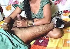 Desi Bhabhi With Big Tits Gives Oiled Massage To Brother-In-Law