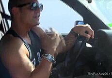 Teen 18+ Suggestively Sucks And Rides Two Dicks In Shaved Brunette Action.