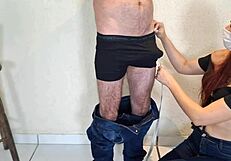 Naughty Seamstress Eyes Client's Cock In Reality Hardcore.