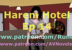 I Explore Harem Hotel 14 In This Cartoon Adventure