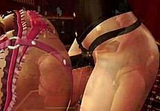 hey, in this anime hentai, the girls are bound and fingering each other with toys