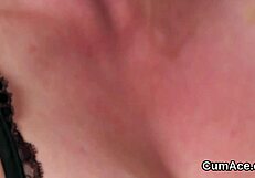 Unusual Centerfold Takes Massive Jizz Load on Her Face!