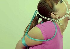 hey, wanna see this asian babe all hogtied and helpless tonight?