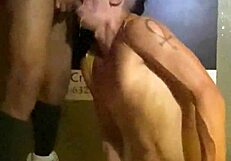 Raphael Lyon fills my mouth with cum during bareback cruising in Rio